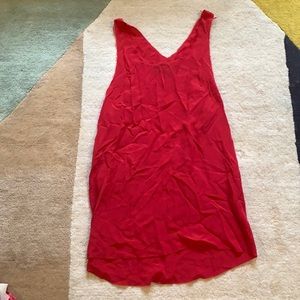 Red Reformation silk tunic size XS/S